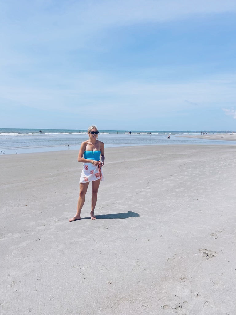 THE LOTUS SARONG - ORANGE