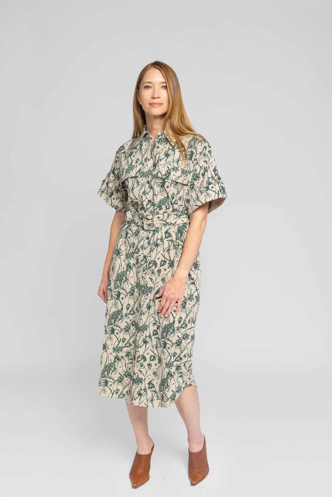 billie midi dress Billie Midi Dress- Lula Dot Print Wilson and Hunter