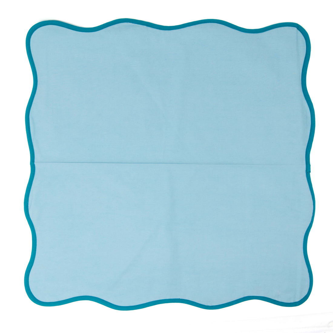 THE SCALLOPED NAPKIN (TEAL) - SET