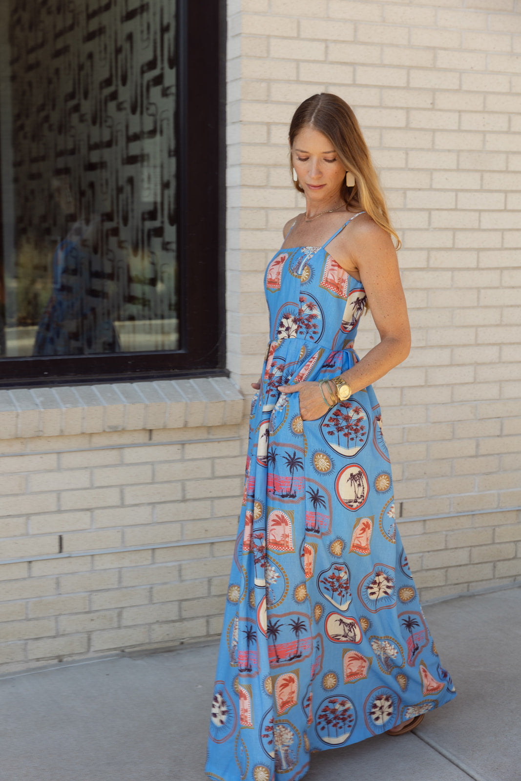 blue resort dress Women's Get Me To The Resort Dress, Blue