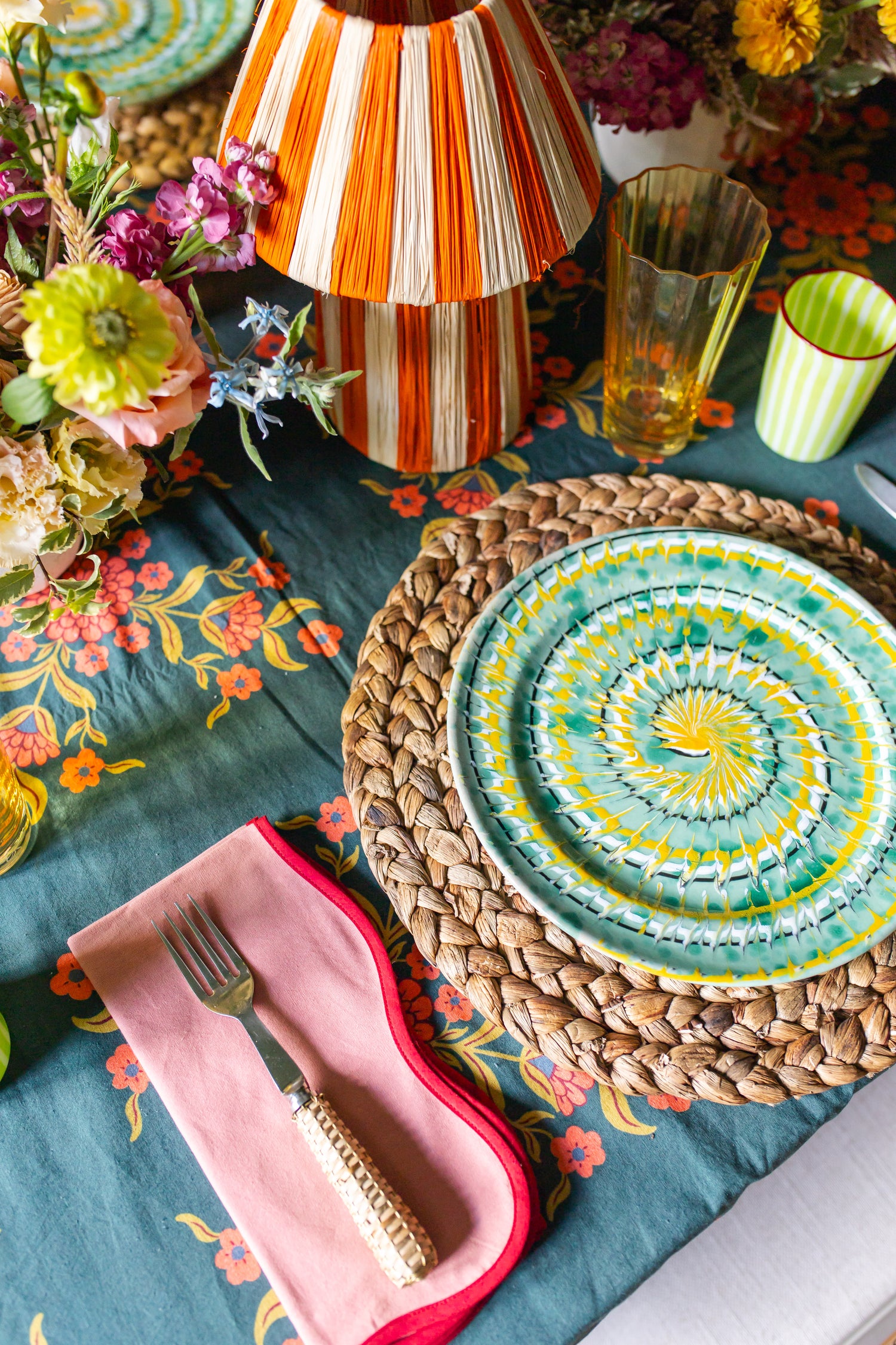 THE FALL FLORAL TABLECLOTH