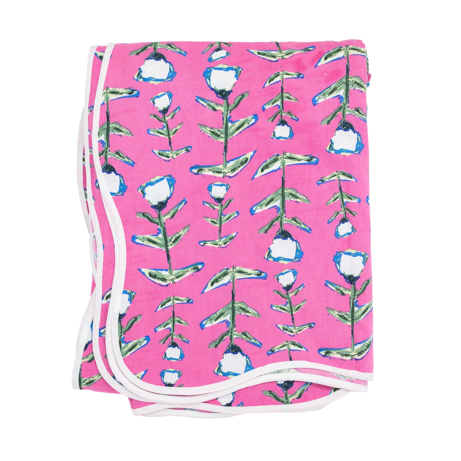 Pink Tulip Tablecloth (Modafleur X Erin Donahue Tice)