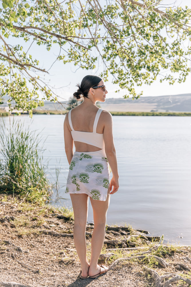 THE LOTUS SARONG - GREEN